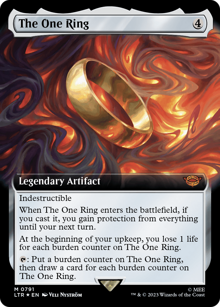 The One Ring (Extended Art) (Surge Foil) [The Lord of the Rings: Tales of Middle-Earth] | Clutch Gaming