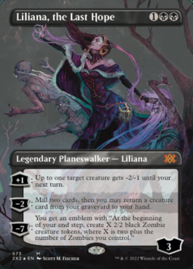 Liliana, the Last Hope (Textured Foil) [Double Masters 2022] | Clutch Gaming