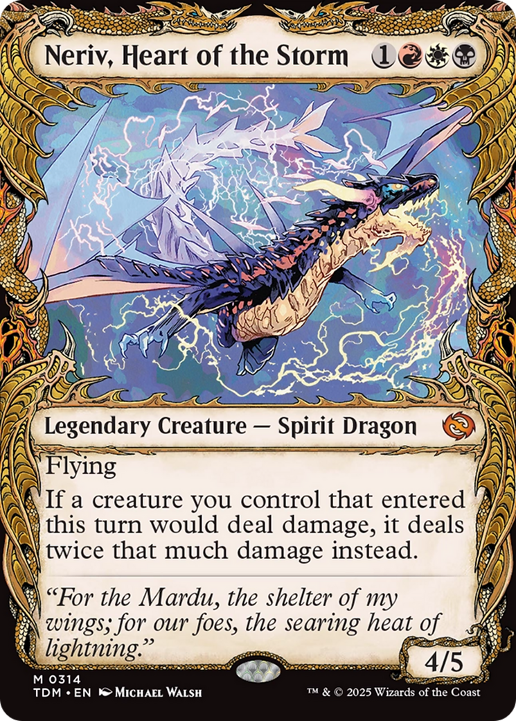 Neriv, Heart of the Storm (Showcase) [Tarkir: Dragonstorm] | Clutch Gaming