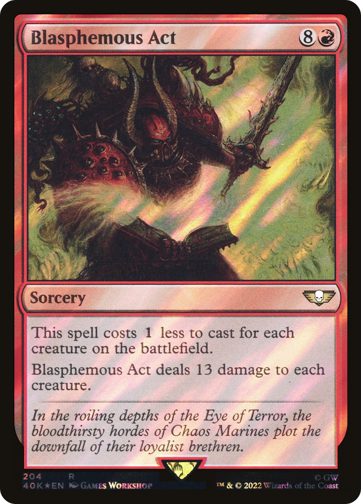 Blasphemous Edict [Edge of Eternities Promo Pack] | Clutch Gaming
