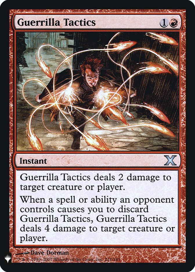 Guerrilla Tactics [Mystery Booster] | Clutch Gaming