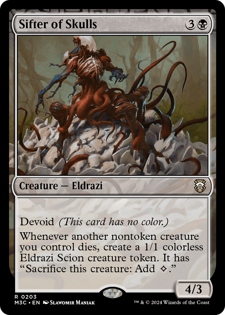 Sifter of Skulls (Ripple Foil) [Modern Horizons 3 Commander] | Clutch Gaming