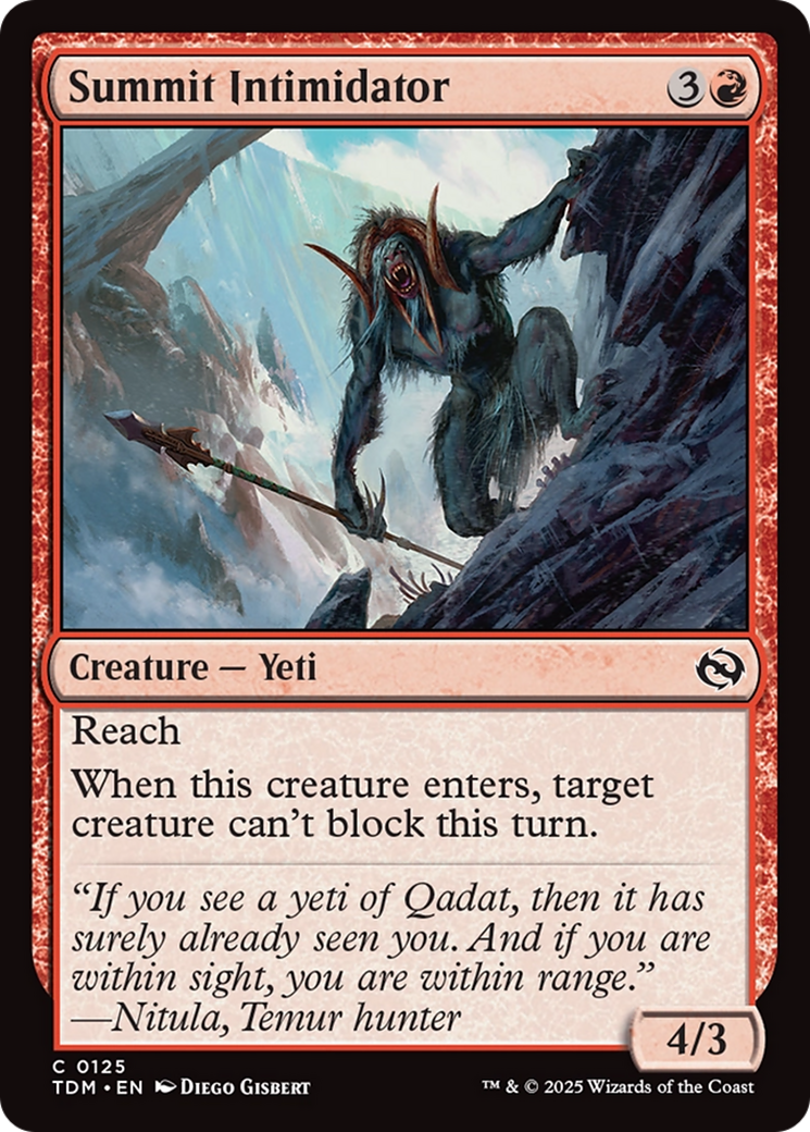 Summit Intimidator [Tarkir: Dragonstorm] | Clutch Gaming