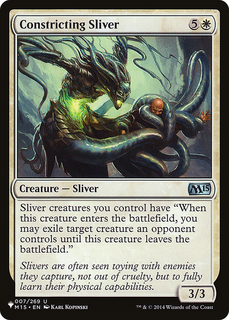 Constricting Sliver [The List Reprints] | Clutch Gaming