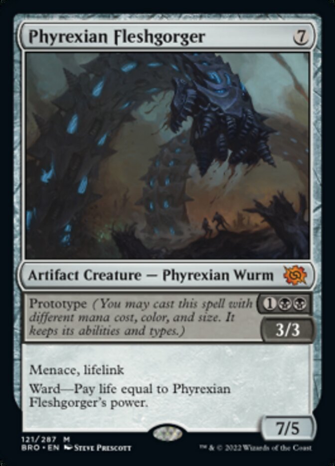 Phyrexian Fleshgorger (Promo Pack) [The Brothers' War Promos] | Clutch Gaming