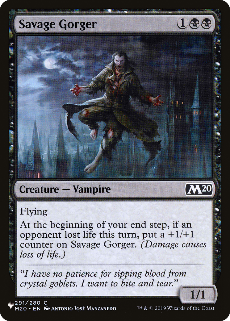 Savage Gorger [The List Reprints] | Clutch Gaming