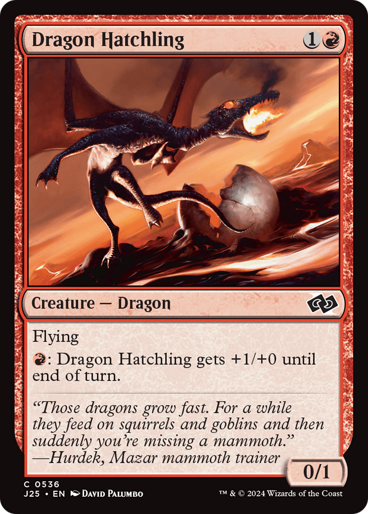 Dragon Hatchling [Foundations Jumpstart] | Clutch Gaming