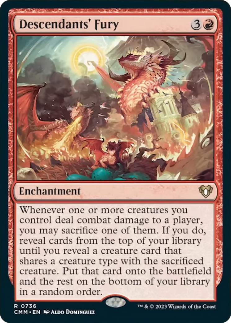 Descendants' Fury [Commander Masters] | Clutch Gaming