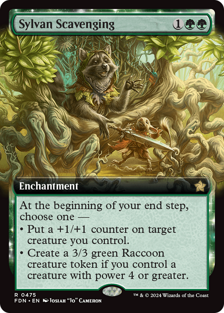 Sylvan Scavenging (Extended Art) [Foundations] | Clutch Gaming