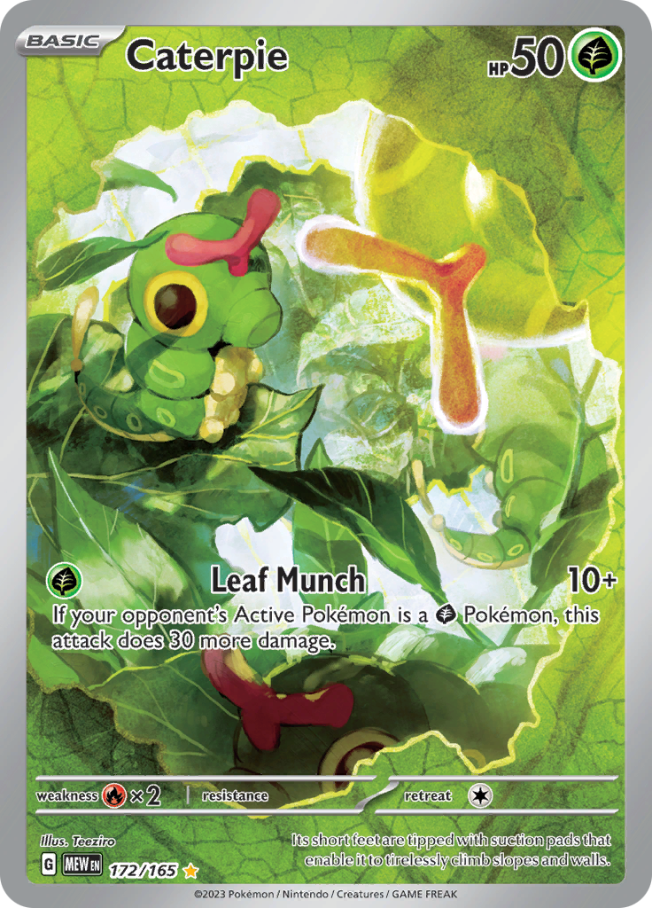 Caterpie (172/165) [Scarlet & Violet: 151] | Clutch Gaming