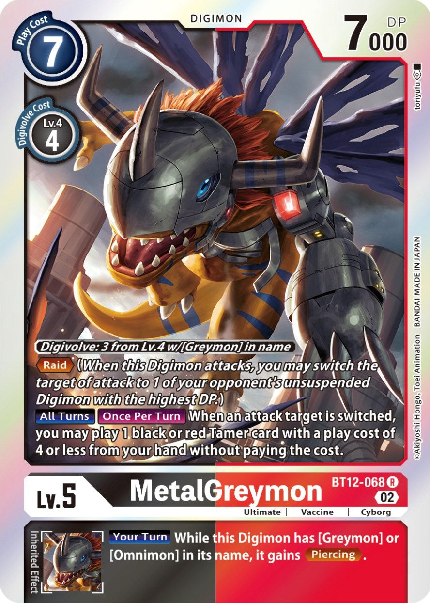 MetalGreymon [BT12-068] [Across Time] | Clutch Gaming