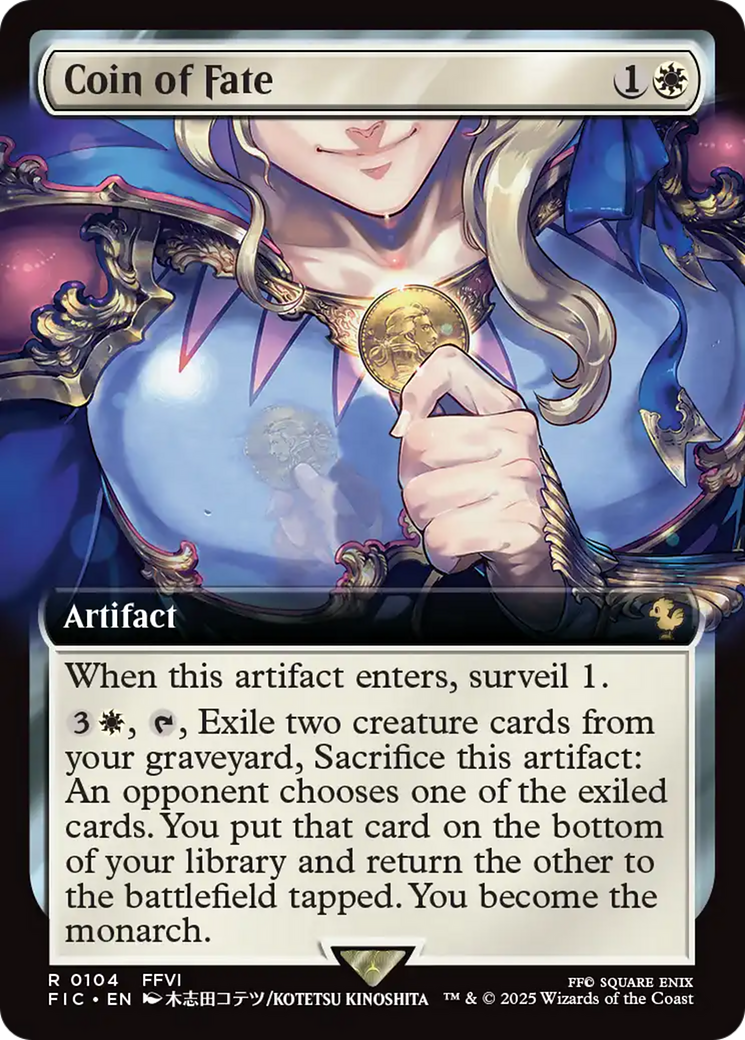 Coin of Fate (Extended Art) [FINAL FANTASY Commander] | Clutch Gaming