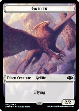 Griffin Token [Dominaria Remastered Tokens] | Clutch Gaming