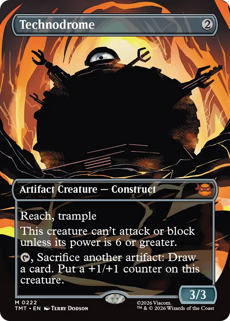 Technodrome (Borderless) [Teenage Mutant Ninja Turtles] | Clutch Gaming