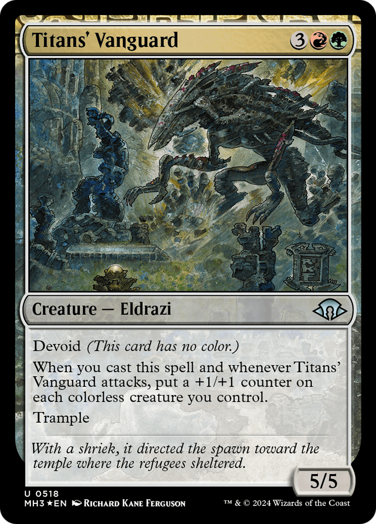 Titans' Vanguard (Ripple Foil) [Modern Horizons 3] | Clutch Gaming