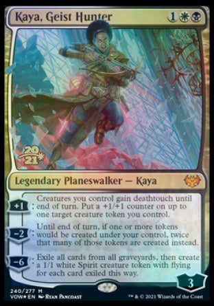 Kaya, Geist Hunter [Innistrad: Crimson Vow Prerelease Promos] | Clutch Gaming