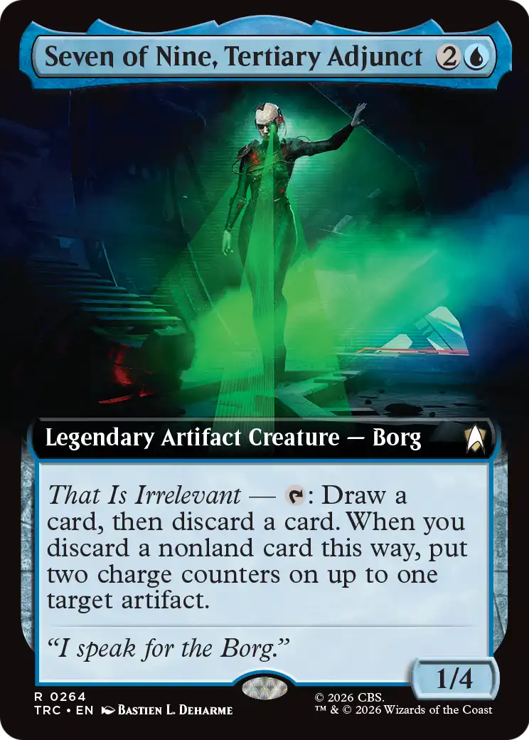 Seven of Nine, Tertiary Adjunct (Extended Art) [Star Trek Commander] | Clutch Gaming