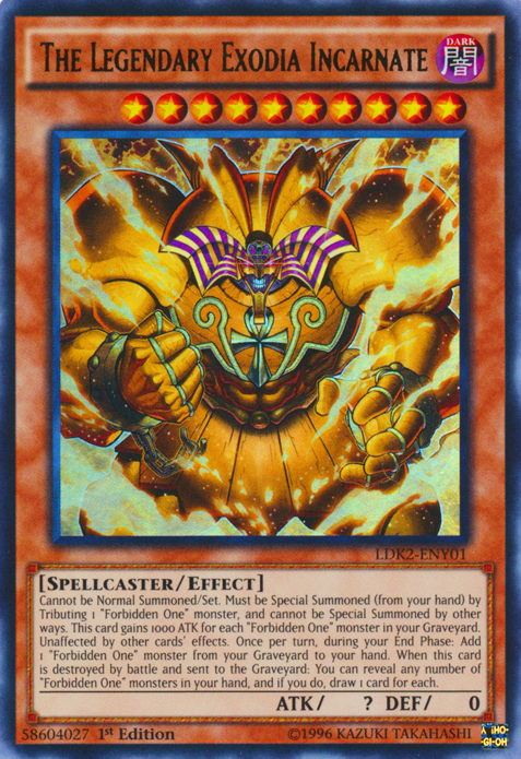 The Legendary Exodia Incarnate [LDK2-ENY01] Ultra Rare | Clutch Gaming