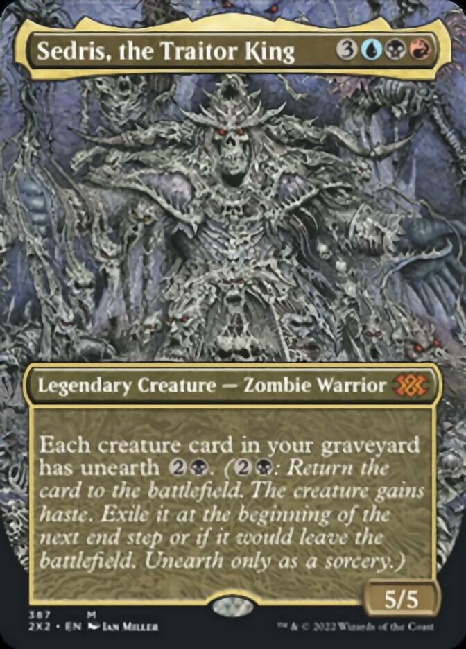 Sedris, the Traitor King (Borderless Alternate Art) [Double Masters 2022] | Clutch Gaming