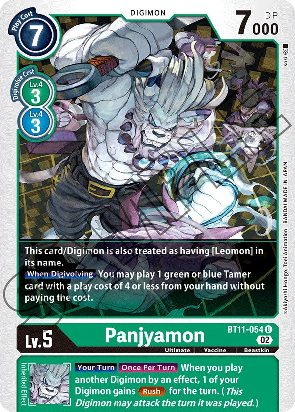 Panjyamon [BT11-054] [Dimensional Phase] | Clutch Gaming