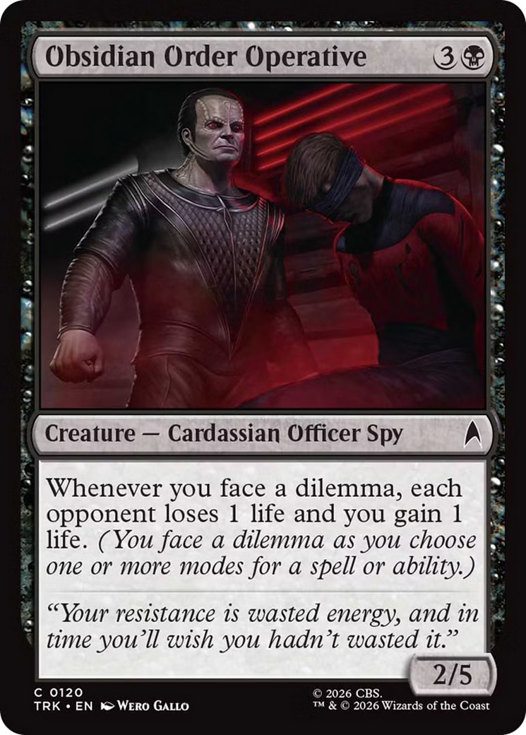Obsidian Order Operative [Star Trek] | Clutch Gaming