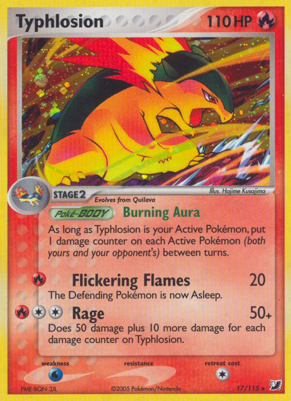 Typhlosion (17/115) [EX: Unseen Forces] | Clutch Gaming