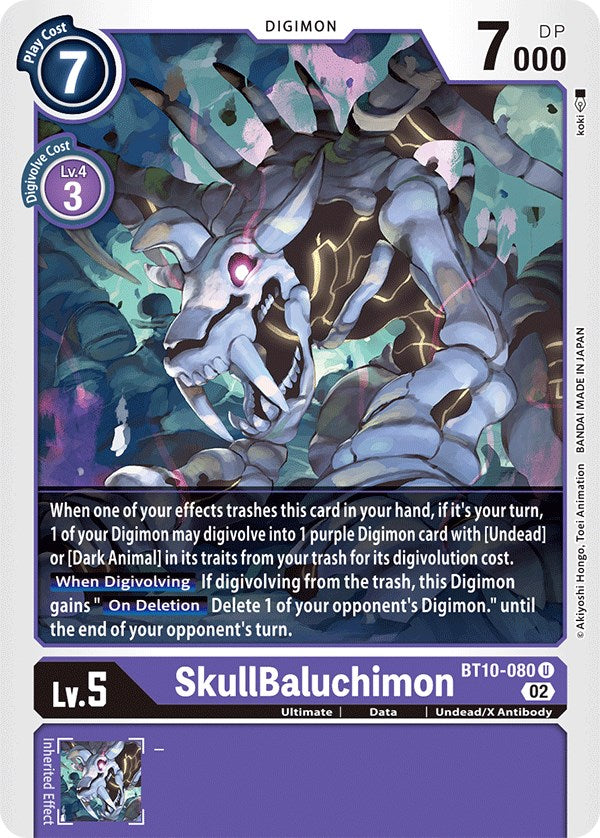 SkullBaluchimon [BT10-080] [Xros Encounter] | Clutch Gaming