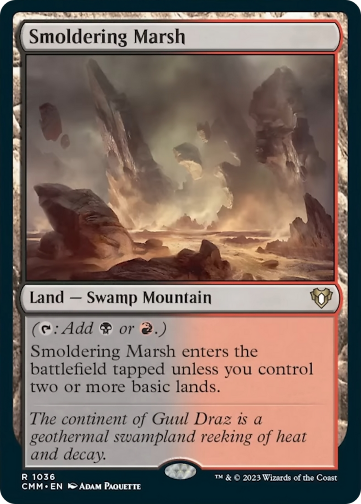 Smoldering Marsh [Commander Masters] | Clutch Gaming