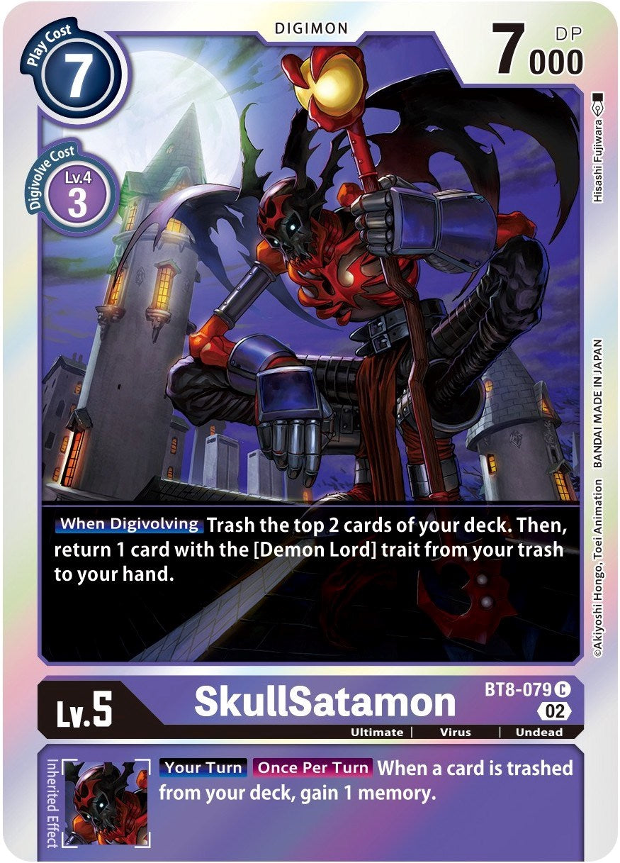 SkullSatamon [BT8-079] (Alternate Art) [Starter Deck: Beelzemon Advanced Deck Set] | Clutch Gaming