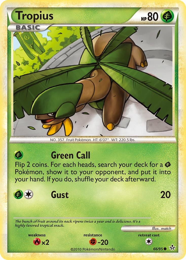 Tropius (66/95) [HeartGold & SoulSilver: Unleashed] | Clutch Gaming