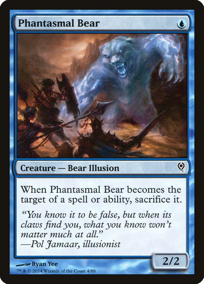 Phantasmal Bear [Duel Decks: Jace vs. Vraska] | Clutch Gaming