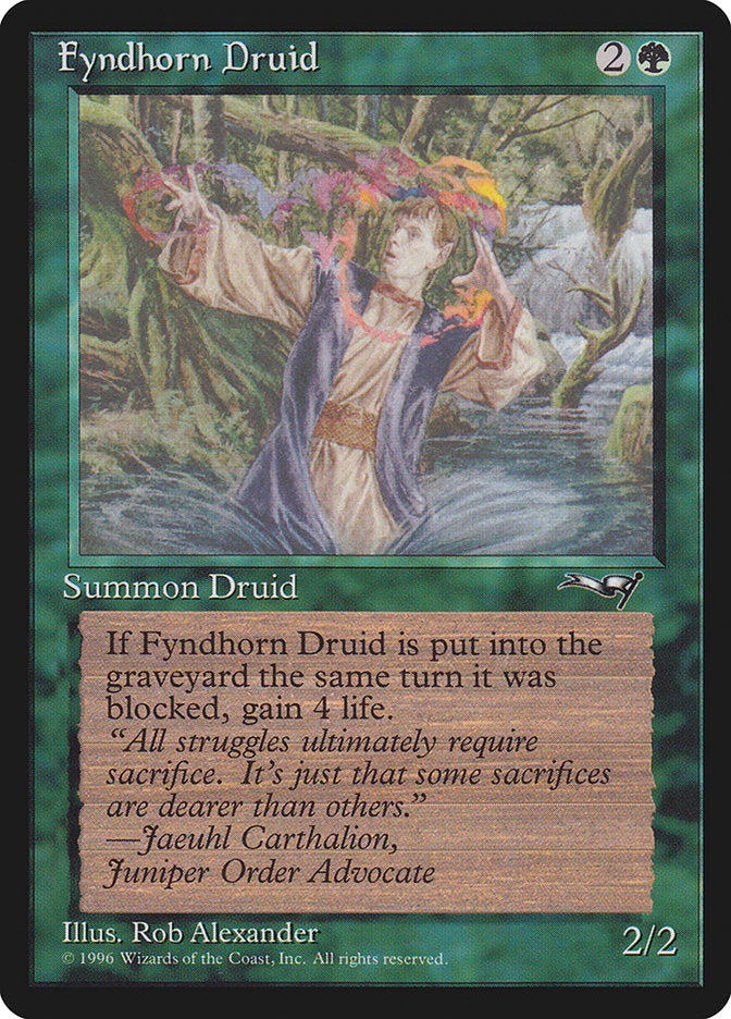 Fyndhorn Druid (Flame Circle) [Alliances] | Clutch Gaming