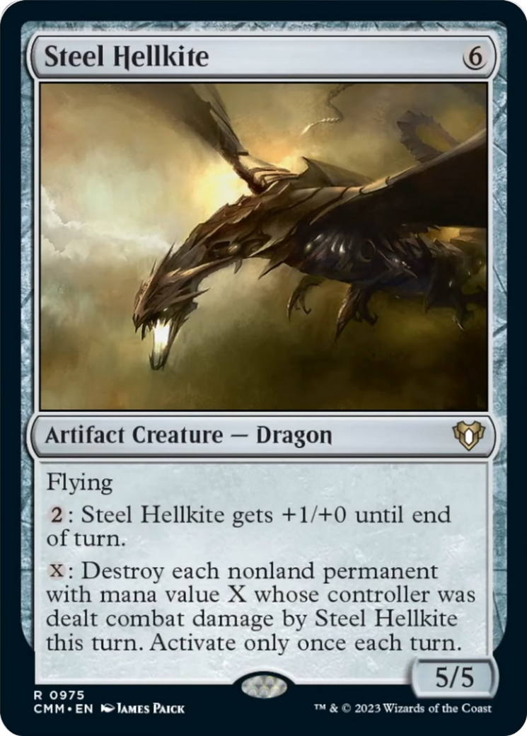 Steel Hellkite [Commander Masters] | Clutch Gaming