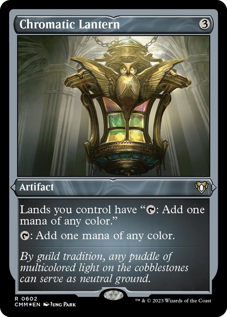 Chromatic Lantern (Foil Etched) [Commander Masters] | Clutch Gaming