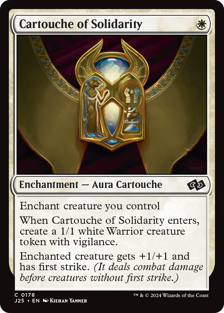 Cartouche of Solidarity [Foundations Jumpstart] | Clutch Gaming