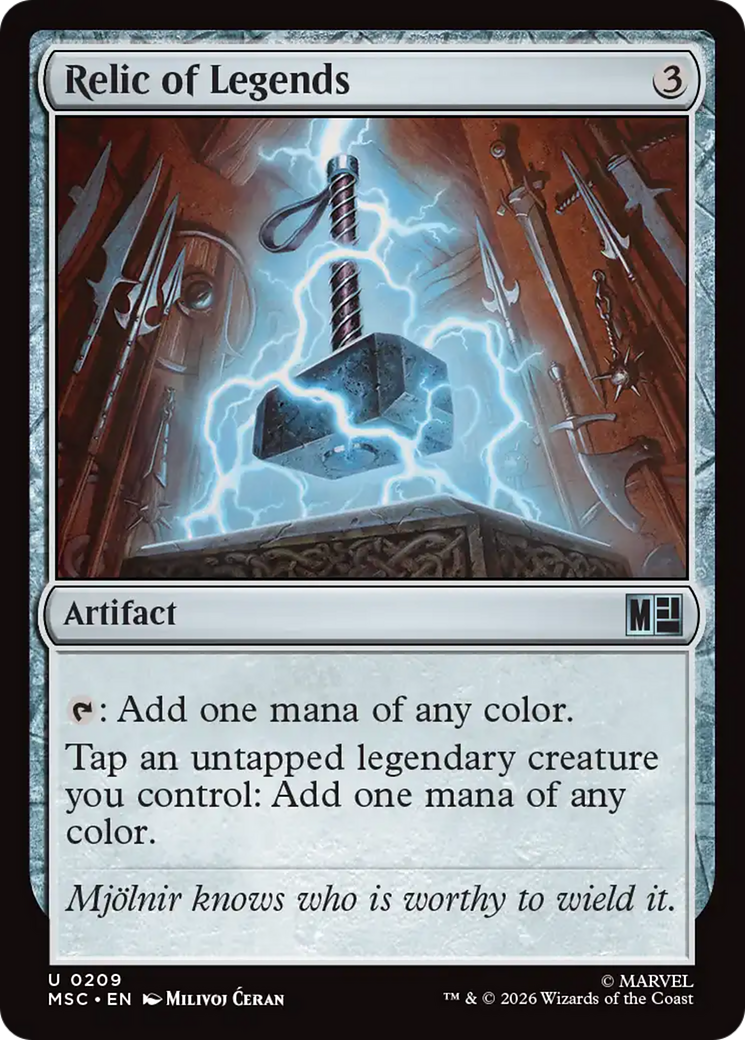 Relic of Legends [Marvel Super Heroes Commander] | Clutch Gaming