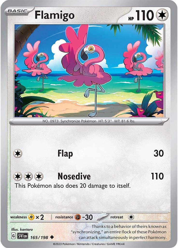 Flamigo (165/198) [Scarlet & Violet: Base Set] | Clutch Gaming