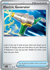 Electric Generator (170/198) [Scarlet & Violet: Base Set] | Clutch Gaming