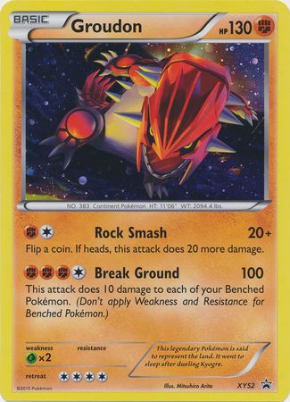 Groudon (XY52) (Jumbo Card) [XY: Black Star Promos] | Clutch Gaming