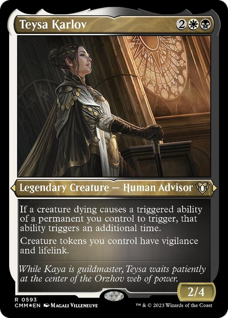 Teysa Karlov (Foil Etched) [Commander Masters] | Clutch Gaming