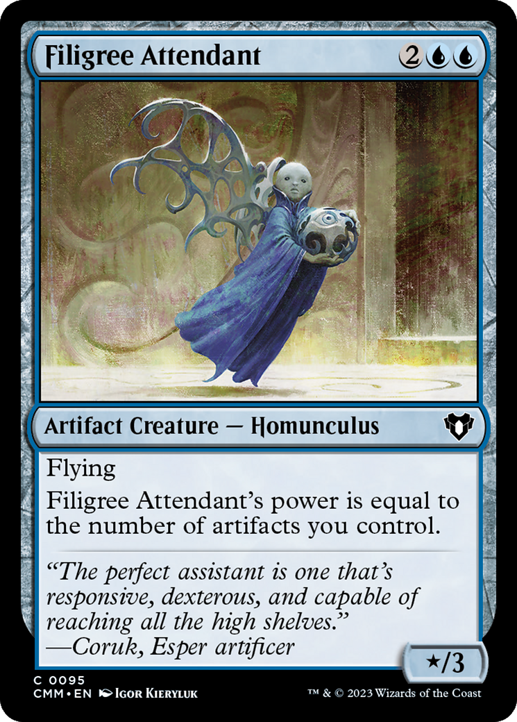 Filigree Attendant [Commander Masters] | Clutch Gaming