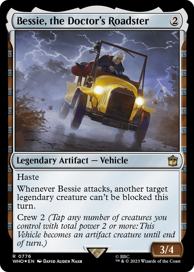 Bessie, the Doctor's Roadster (Surge Foil) [Doctor Who] | Clutch Gaming