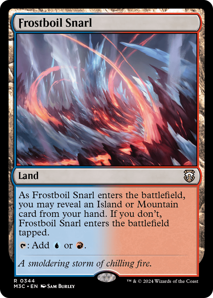 Frostboil Snarl (Ripple Foil) [Modern Horizons 3 Commander] | Clutch Gaming