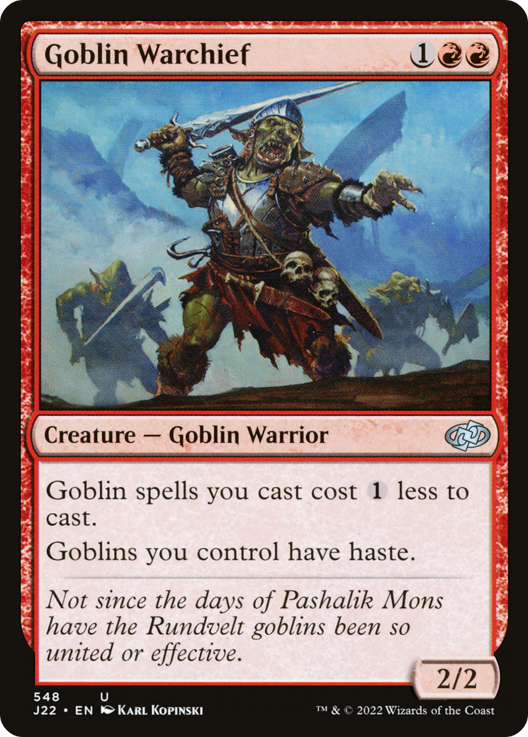 Goblin Warchief [Jumpstart 2022] | Clutch Gaming