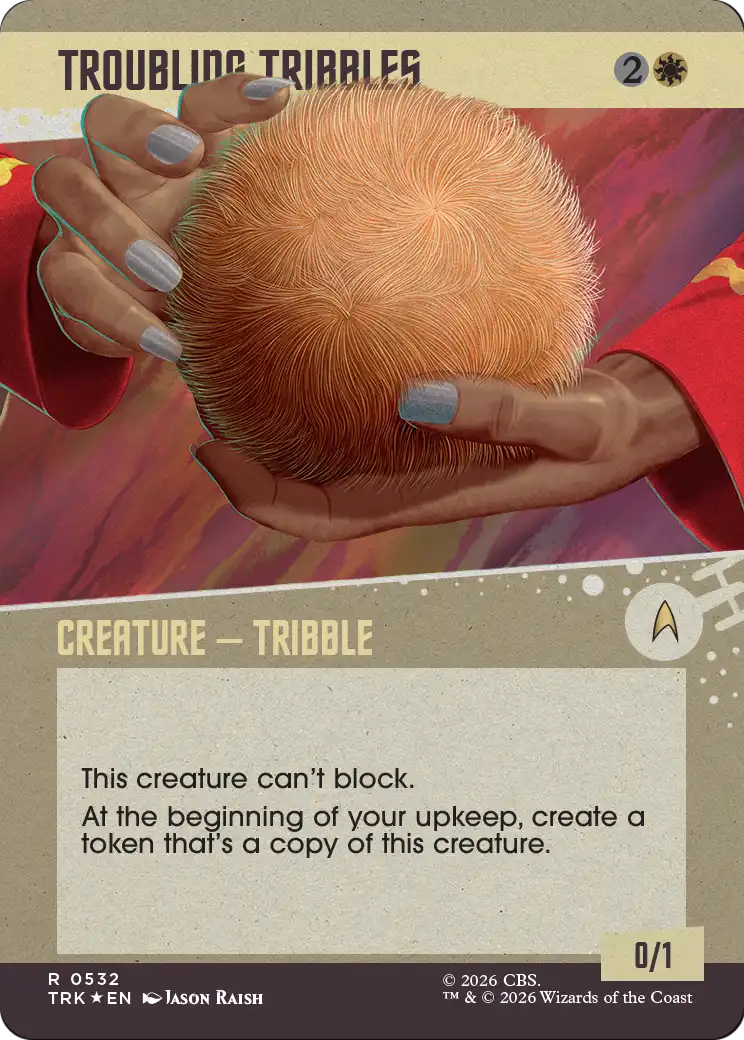 Troubling Tribbles (Showcase) (Surge Foil) [Star Trek] | Clutch Gaming