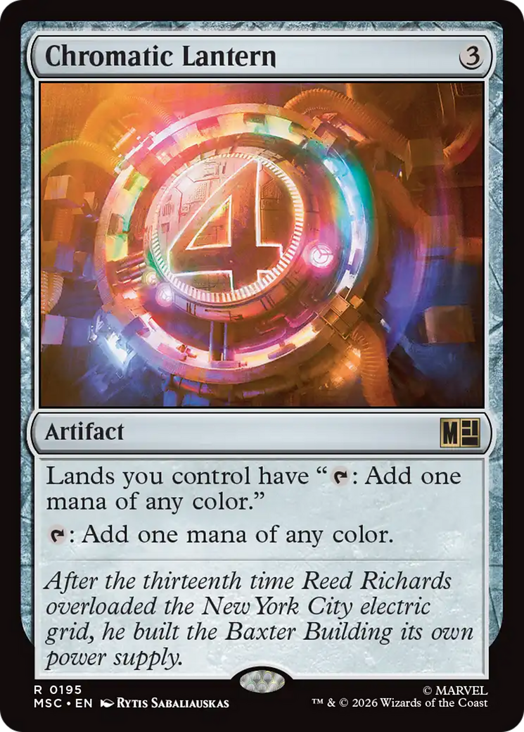 Chromatic Lantern (Surge Foil) [Marvel Super Heroes Commander] | Clutch Gaming