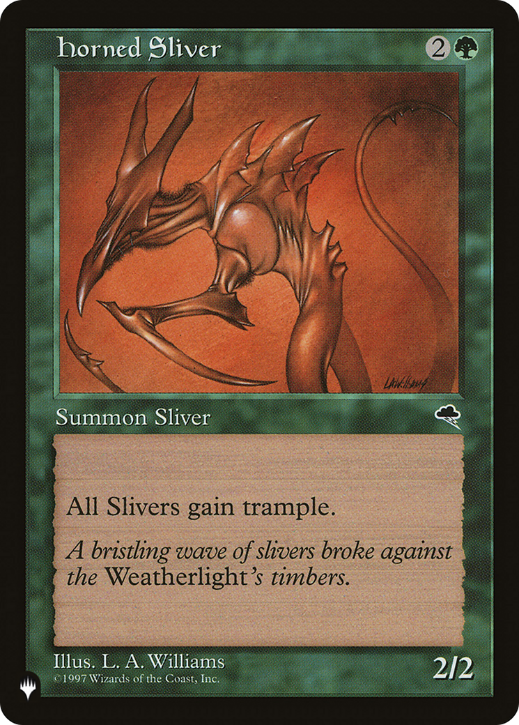 Horned Sliver [The List Reprints] | Clutch Gaming