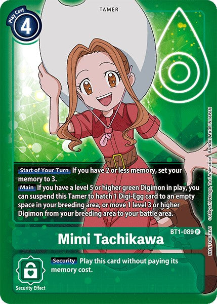 Mimi Tachikawa [BT1-089] (Official Tournament Pack Vol.3) [Release Special Booster Promos] | Clutch Gaming