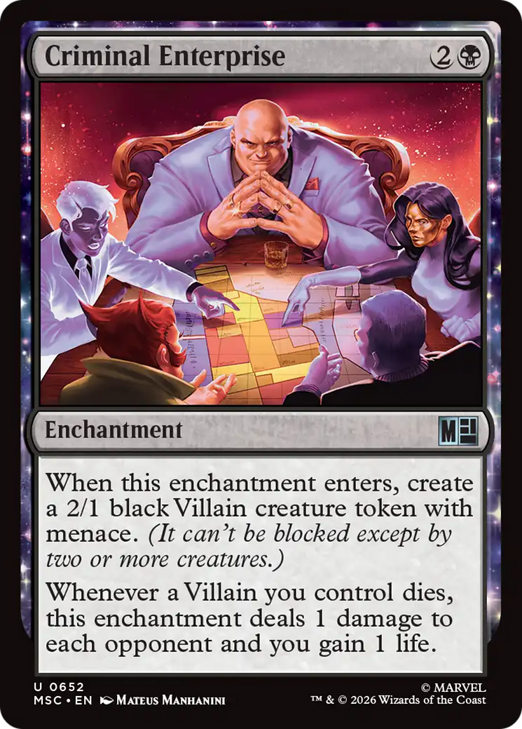 Criminal Enterprise [Marvel Super Heroes Commander] | Clutch Gaming