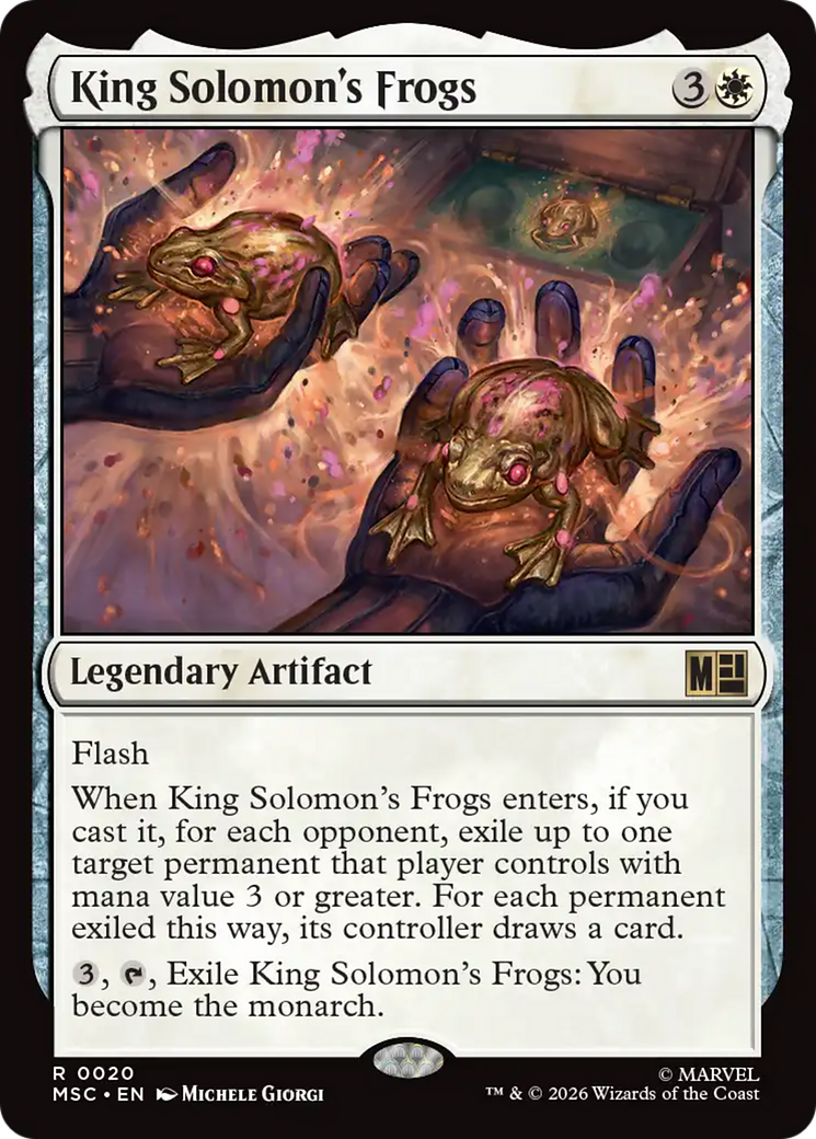King Solomon's Frogs [Marvel Super Heroes Commander] | Clutch Gaming